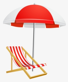 Beach Umbrella Clipart - Transparent Background Beach Umbrella Clipart, HD Png Download, Transparent PNG