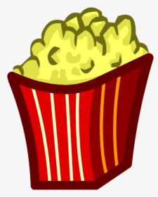Popcorn - Emojis De Club Penguin Png, Transparent Png, Transparent PNG