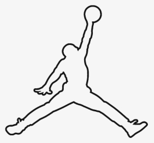 Jumpman, Air Jordan, Logo, White, Black Png Image With - Jordan Logo White, Transparent Png, Transparent PNG