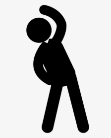 Stretching Male Silhouette Svg Png Icon Free Download - Stretching Silhouette Png, Transparent Png, Transparent PNG