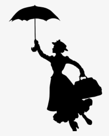 Disney Mary Poppins Silhouette, HD Png Download, Transparent PNG