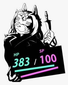 Fursona 5 Icon Battle Kasaiokami [commission] - Persona 5 Battle Icons, HD Png Download, Transparent PNG