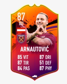 Arnautovic New Fifa Card, HD Png Download, Transparent PNG