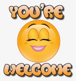Emoji World You Re Welcome - Smiley Your Welcome, HD Png Download, Transparent PNG