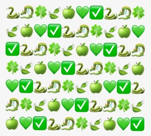 Green Heart Emoji Background, HD Png Download, Transparent PNG