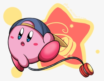 Yo-yo Kirby By P0yo - Kirby Yo Yo Art, HD Png Download, Transparent PNG