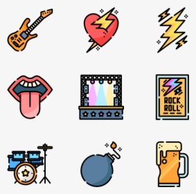 Rock And Roll - Rock And Roll Icon, HD Png Download, Transparent PNG