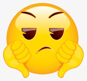 Two Thumbs Down Emoji, HD Png Download, Transparent PNG