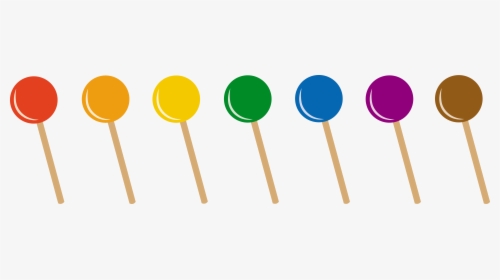 Lollipops In Seven Flavors - Lollipop Clip Art, HD Png Download, Transparent PNG