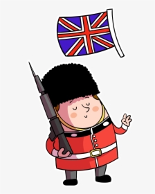 Cartoon British Flag - United Kingdom Cartoon Flag, HD Png Download, Transparent PNG
