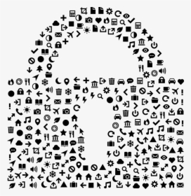 Lock, Padlock, Secure, Security, Icons, Abstract, Art - Touch Screen Mouse Behavior, HD Png Download, Transparent PNG