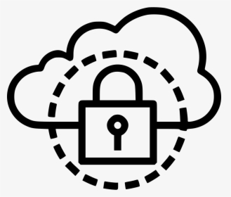 Secure Cloud Free Icon, HD Png Download, Transparent PNG