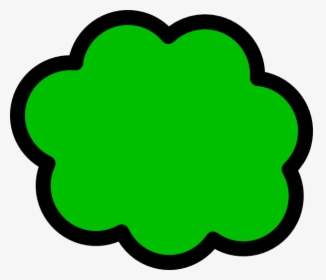 Transparent Gas Clipart - Green Cloud Cartoon, HD Png Download ,  Transparent Png Image - PNGitem