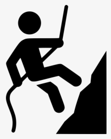 Rock Climber - Rock Climbing Icon Free, HD Png Download, Transparent PNG