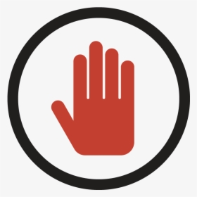 Prevention Icon - Stop Hand Logo, HD Png Download, Transparent PNG