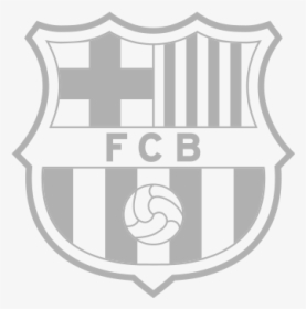 Barcelona Soccer Logo Black And White, HD Png Download, Transparent PNG