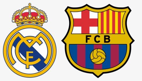 Download Logo Fc Barcelona Real Madrid Svg Eps Png - Fc Barcelona, Transparent Png, Transparent PNG