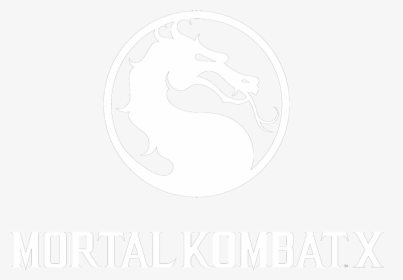 White Mortal Kombat Logo Png, Transparent Png, Transparent PNG
