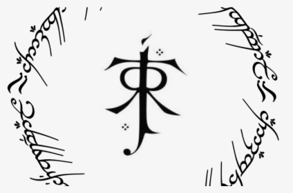 Kisspng The Lord Of The Rings The Hobbit Gandalf Tolkien - Easy Lord Of The Ring Drawing, Transparent Png, Transparent PNG