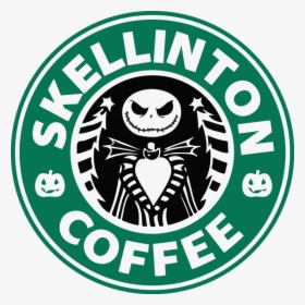 Skellington Coffee Nightmare Before Christmas Starbucks - Nightmare Before Christmas Starbucks, HD Png Download, Transparent PNG