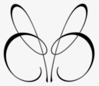 Bb Butterfly Logo Black Capital Bs - Bb Butterfly, HD Png Download, Transparent PNG