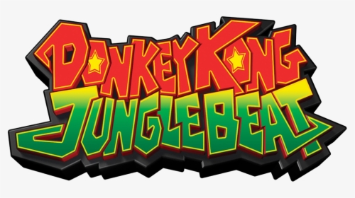 Transparent Donkey Kong Logo Png - Donkey Kong Jungle Beat Logo, Png Download, Transparent PNG