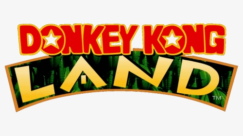 Donkey Kong Land Est Inscrit En Gros Sur Deux Lignes - Donkey Kong Country, HD Png Download, Transparent PNG