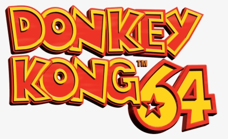 Donkey Kong 64 Logo Png, Transparent Png, Transparent PNG