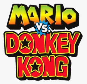 Donkey Kong Logo Png Image - Mario Vs Donkey Kong, Transparent Png, Transparent PNG
