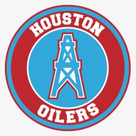 Houston Oilers Circle Logo Vinyl Decal Sticker - Tennessee Titans Round Logo, HD Png Download, Transparent PNG