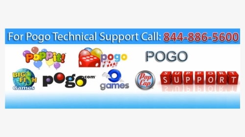Pogo Customer Service Number - Pop Cap Games, HD Png Download, Transparent PNG