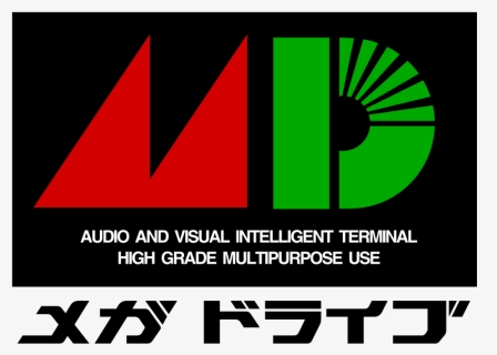 Transparent Japanese Logo Png - Sega Mega Drive Japanese Logo, Png Download, Transparent PNG