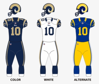 St Louis Rams Uniforms12 - Original La Rams Uniforms, HD Png Download, Transparent PNG