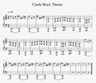 Castle Rock Piano Theme - Sheet Music, HD Png Download, Transparent PNG