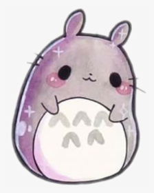 Transparent Totoro Png - Kawaii Cute Animal Drawings, Png Download, Transparent PNG