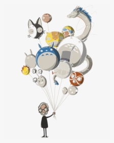 Studio Ghibli Balloons, HD Png Download, Transparent PNG