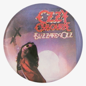 Ozzy Osbourne Blizzard Of Ozz Photograph Music Button - Ozzy Osbourne Blizzard Of Oz, HD Png Download, Transparent PNG