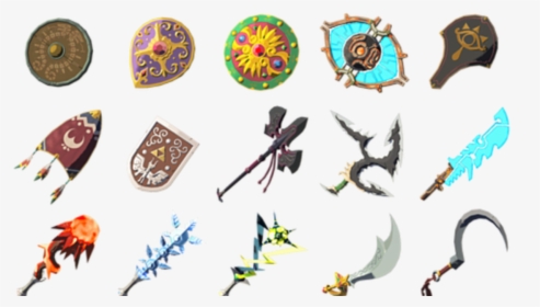 Legend Of Zelda - Breath Of The Wild Weapons, HD Png Download, Transparent PNG