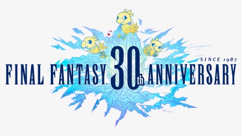 Ff30th Logo Yoko Rgb - Final Fantasy 30th Anniversary, HD Png Download, Transparent PNG