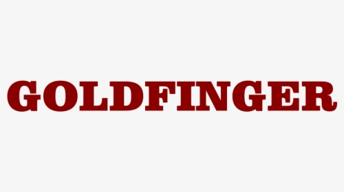 James Bond Goldfinger Logo, HD Png Download, Transparent PNG