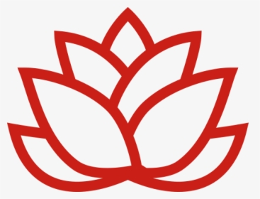 Lotus Flower Logo Red, HD Png Download, Transparent PNG