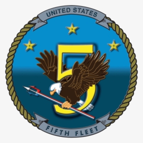 United States Fifth Fleet Insignia 2006 - Fifth Fleet Logo, HD Png Download, Transparent PNG