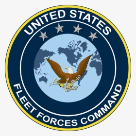 Seal Of The Commander Of The United States Fleet Forces - Us Fleet Forces, HD Png Download, Transparent PNG