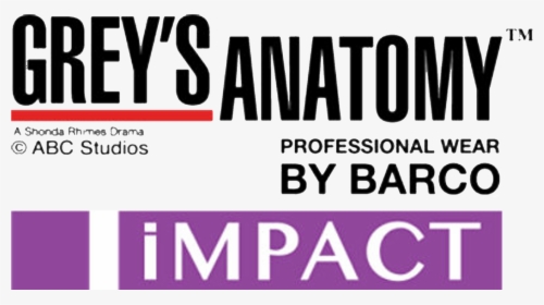 Greys Anatomy Impact Logo - Grey's Anatomy Impact Scrubs, HD Png Download, Transparent PNG