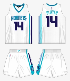Basketball Wiki - Charlotte Hornets Jersey White, HD Png Download, Transparent PNG