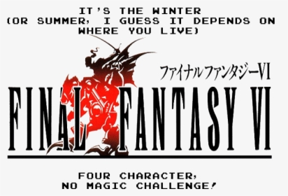 Final Fantasy 6 Logo Png, Transparent Png, Transparent PNG