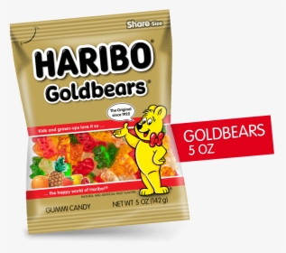 Haribo Goldbears 5 Oz   Title   Class Product Packshot - Haribo Gold Bears, HD Png Download, Transparent PNG