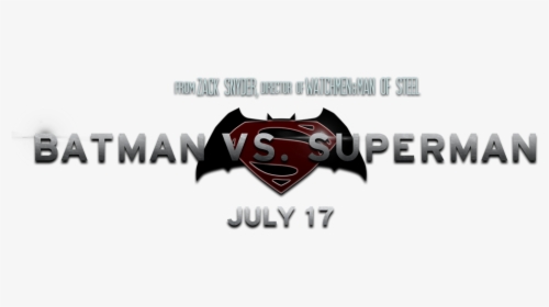 Superman Logo V - Batman Vs Superman Title Png, Transparent Png, Transparent PNG
