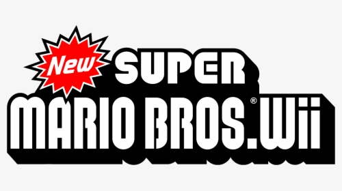 #logopedia10 - New Super Mario Bros Wii Logo, HD Png Download, Transparent PNG