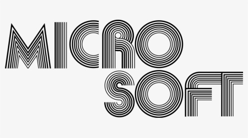 Microsoft Logo 1975, HD Png Download, Transparent PNG